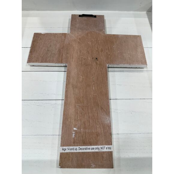 Blessed Wall Cross Farmhouse Christian Faith Shabby Chic Home Decor - Picture 9 of 9